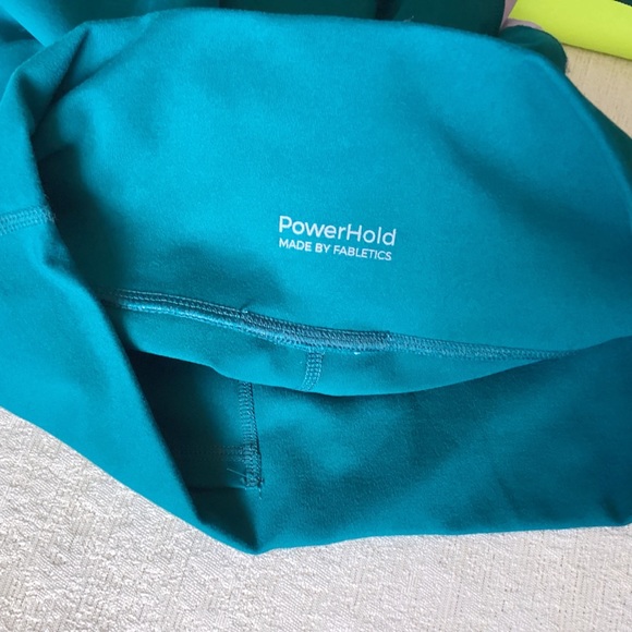 Fabletics PowerHold On-The-Go Paradise Leggings Woman’s Small Compression Pocket - Picture 5 of 14
